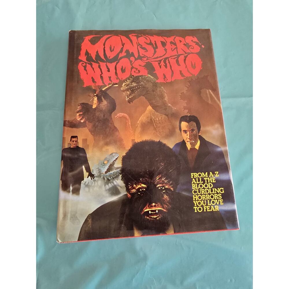MONSTERS WHOS WHO - HARDCOVER By Dulam Barber. Crescent Publishings.
